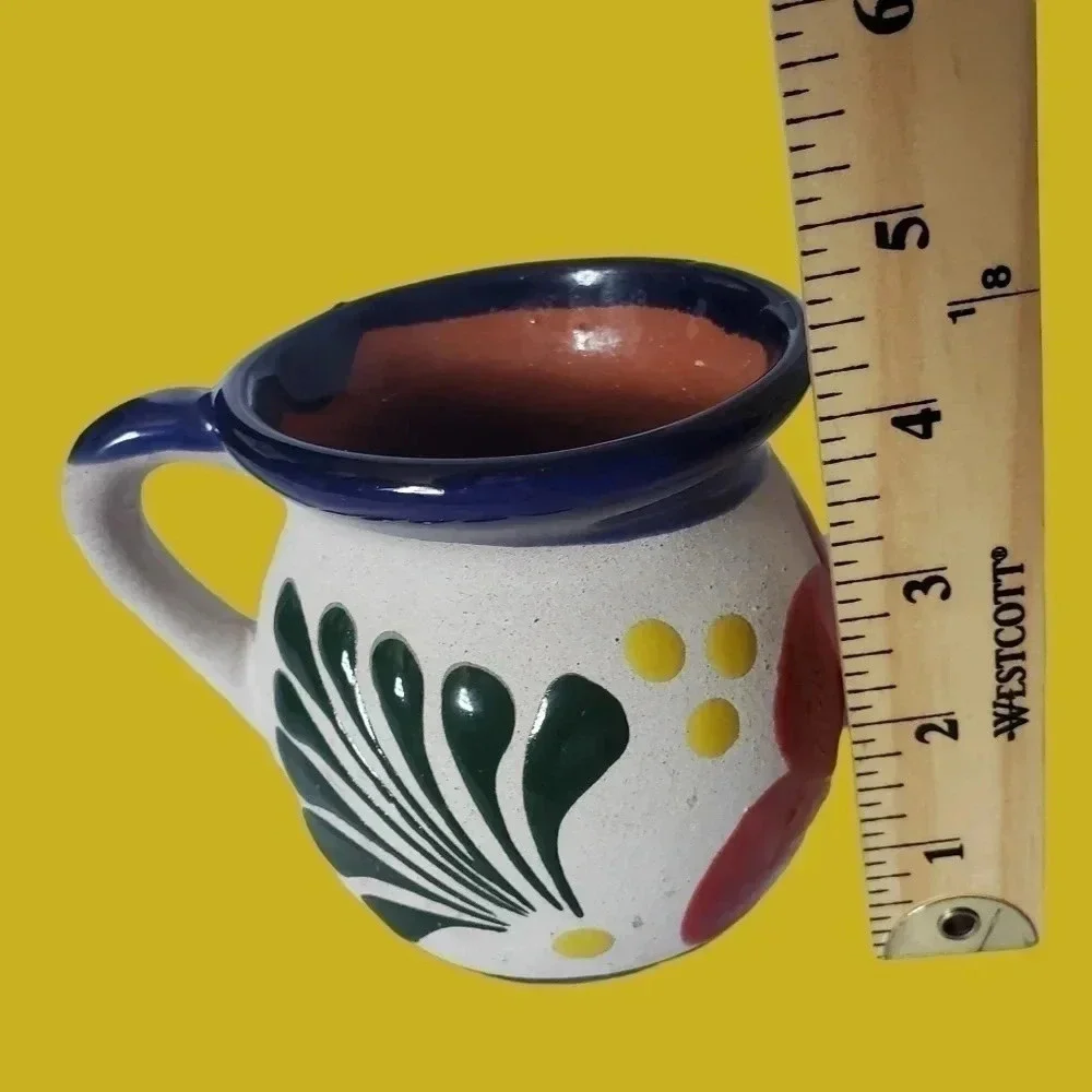 Handmade mexican pottery coffee mug